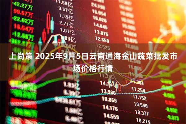 上尚策 2025年9月5日云南通海金山蔬菜批发市场价格行情