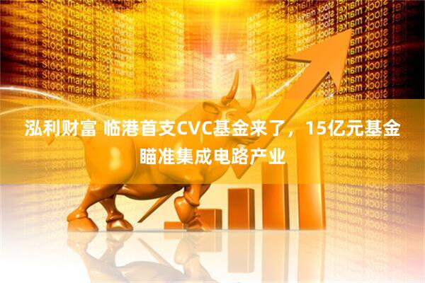 泓利财富 临港首支CVC基金来了，15亿元基金瞄准集成电路产业